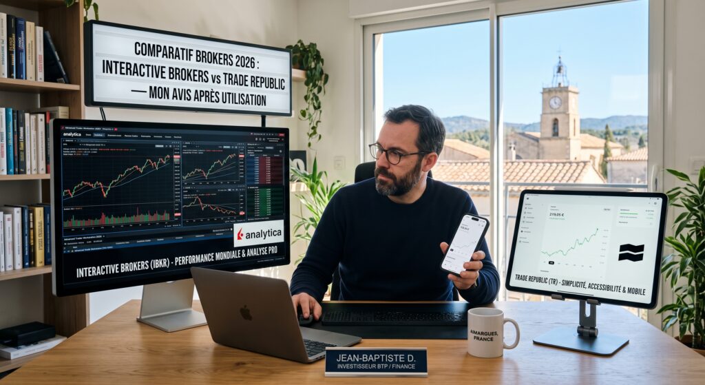 Interactive Brokers vs Trade Republic 2026 : comparatif honnête par un artisan investisseur