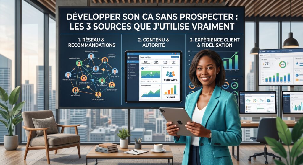 Développer son CA sans prospecter : les 3 sources que j'utilise vraiment